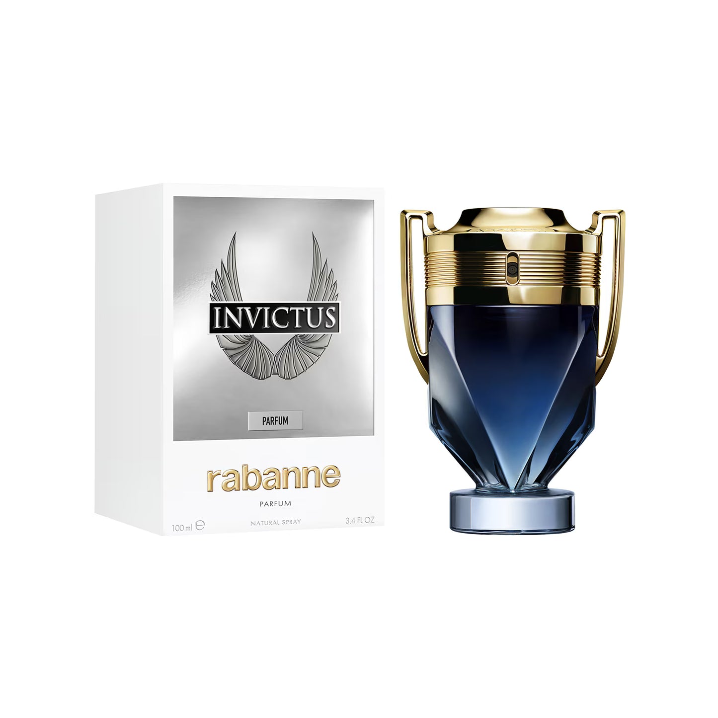 RABANNE FRAGRANCES Invictus Parfum - Parfum aromatique boisée aquatique 100 ml