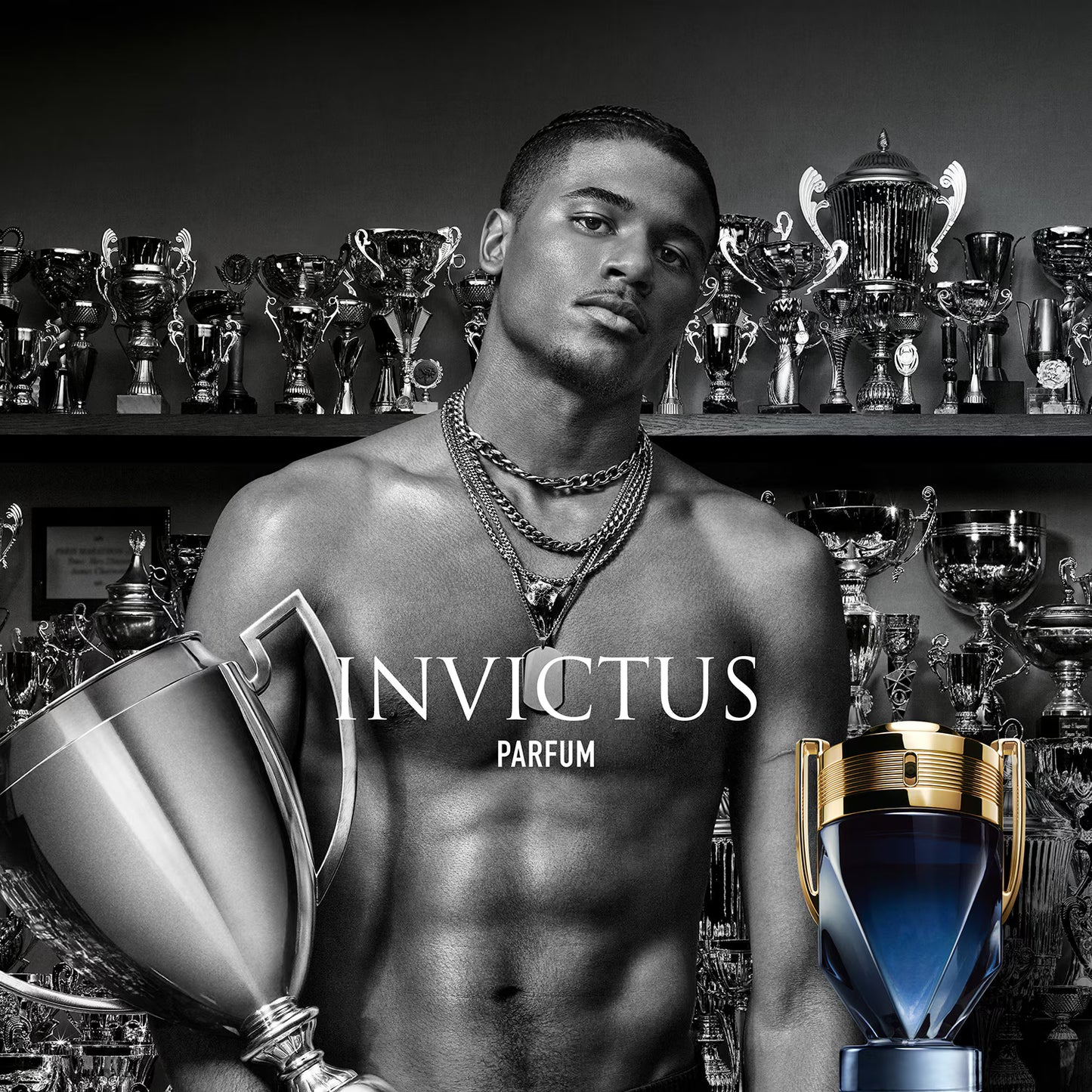RABANNE FRAGRANCES Invictus Parfum - Parfum aromatique boisée aquatique 100 ml